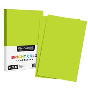 Papel de cartolina S, impressão superfina, 65 libras, 11 x 17 polegadas, pacote com 50