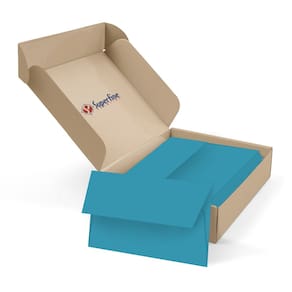 Envelopes S Superfine Printing A7 Cerulean Blue, pacote com 250