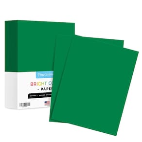 Papel colorido S Impressão superfina verde escuro 8,5x11 500 folhas