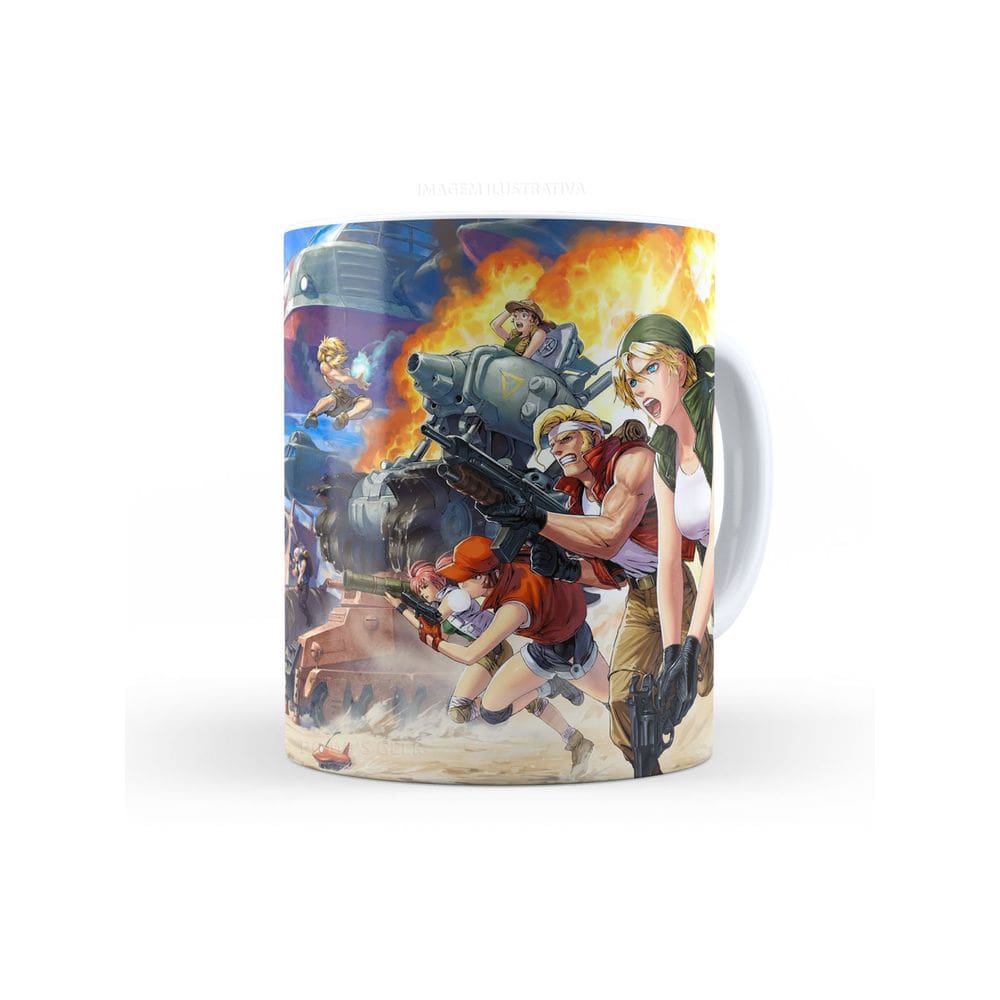 Caneca de Ceramica Metal Slug 325 Ml