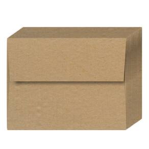 Envelopes S Superfine Printing A7 Grocer Brown Kraft, pacote com 50