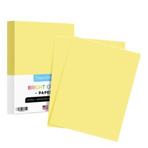 Papel colorido S Impressão superfina 8,5 x 11 polegadas - 100 folhas