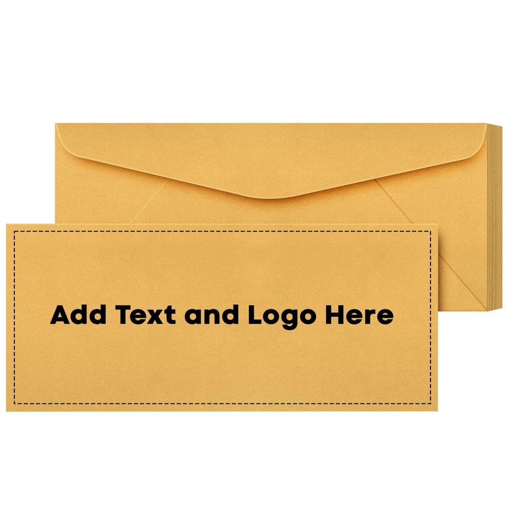 Envelopes comerciais S Superfine Printing #10 Brown Kraft (50)