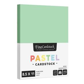 Papel de cartolina S Impressão superfina 8,5x11 163gsm verde 50 folhas