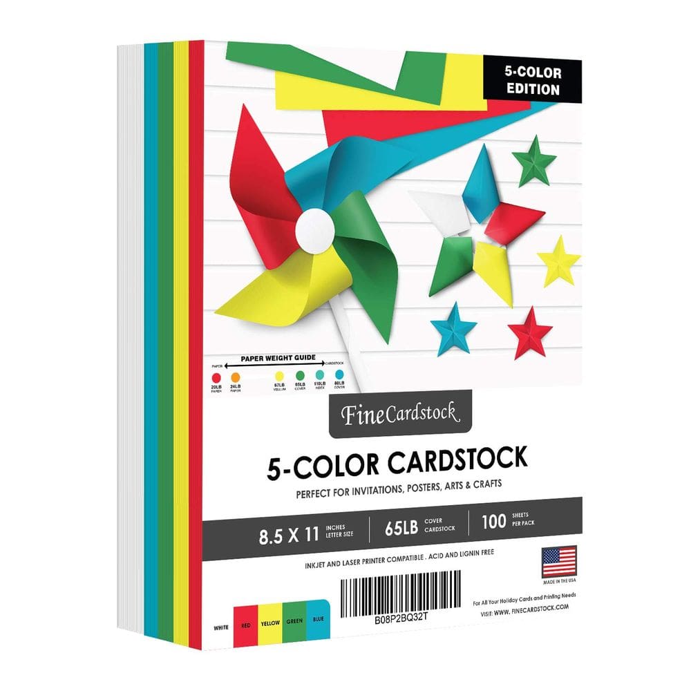 Papel cartolina, impressão superfina, 150 folhas, 8,5 x 11 polegadas