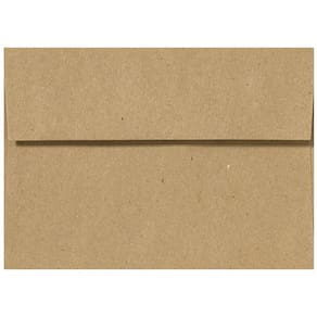 Envelopes Envelopes em A7 Kraft 100 com aba quadrada 13x18cm