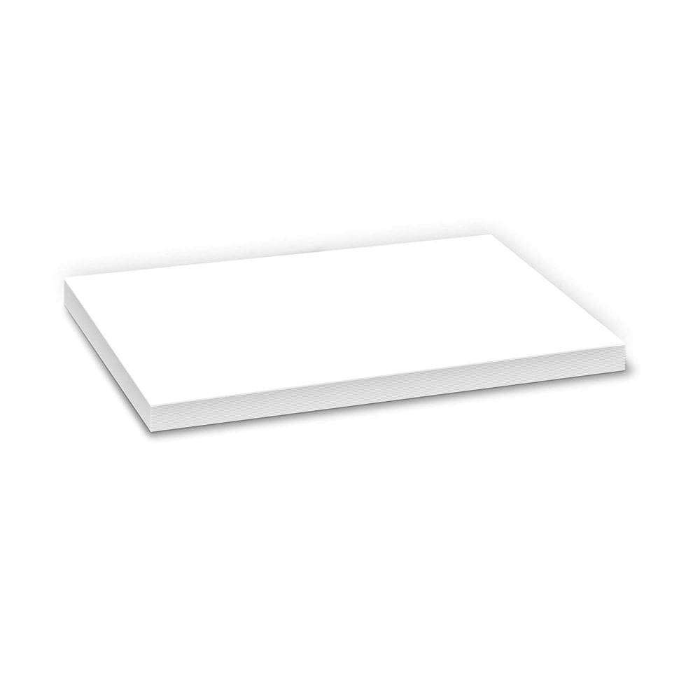 Papel de cartão S, impressão superfina, branco, 67 libras, 100 folhas
