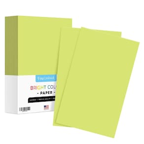 Papel colorido S Superfine Printing Ultra Lime 8,5x14 500 folhas