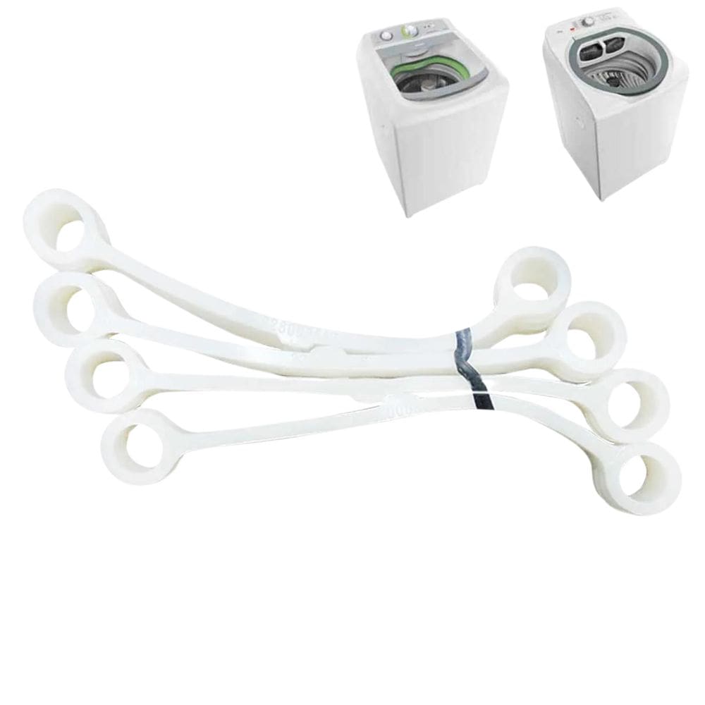 Kit Com 4 Tirantes Branco Para Lavadoras