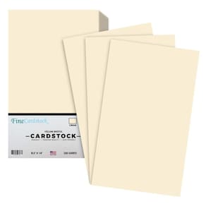 Papel de cartolina S Impressão superfina 67 libras 8,5 x 14" 250 folhas