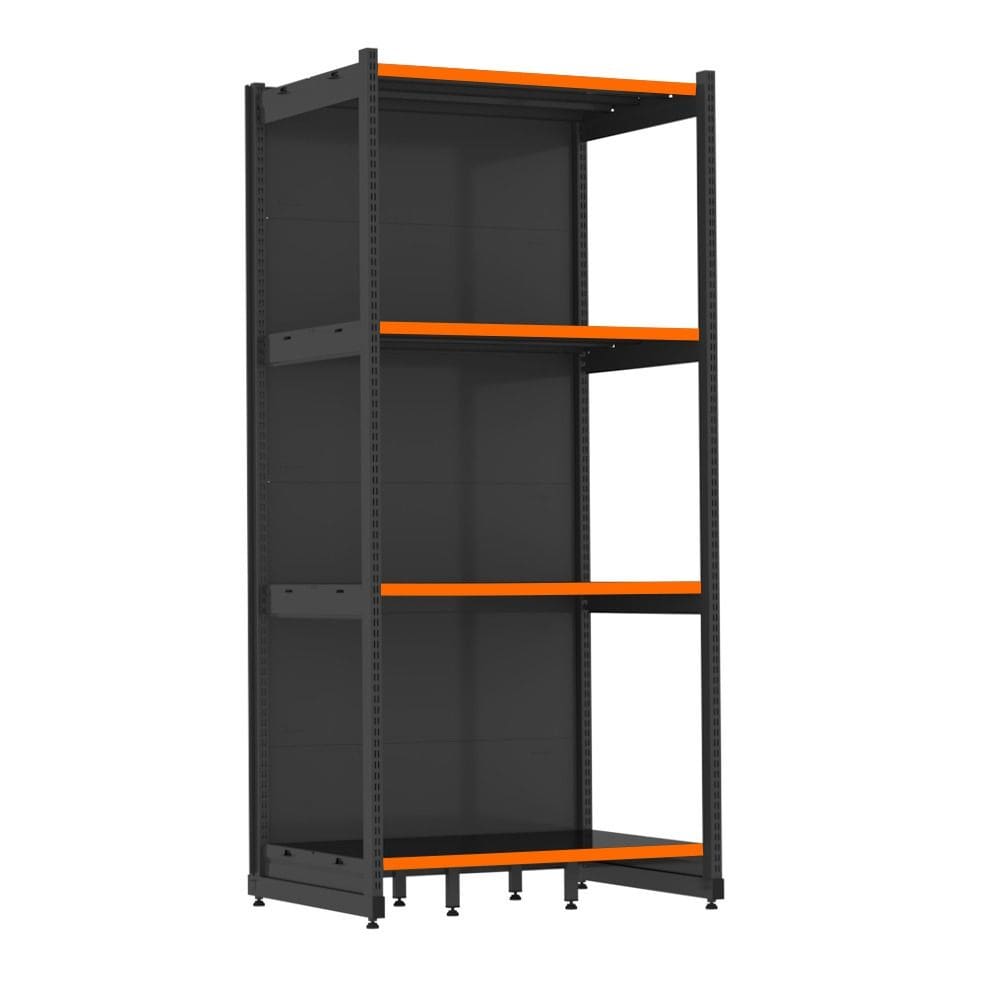Rack Parede 202 Fit 60 Inicial Preto 90x60 Pe Laranja