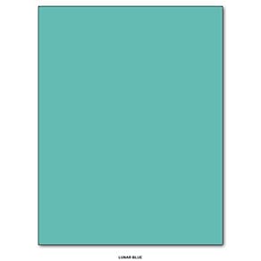 Papel cartolina, impressão superfina, 65 libras, 8,5 x 11, azul lunar