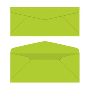 Envelopes para correspondência Terra Green #10 4,125 x 9,5 polegadas, 90 g/m², pacote com 50