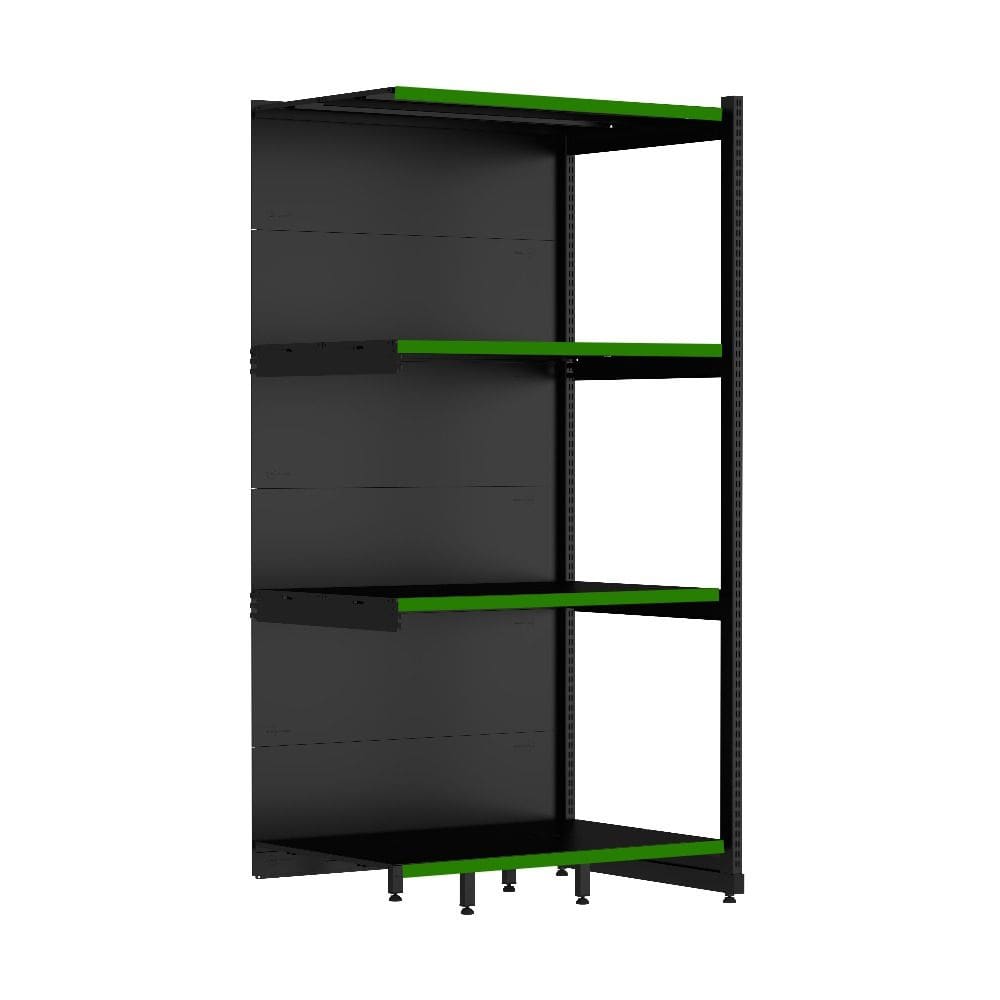 Rack Parede 202 Fit 60 Continuação Preto 90x60 Pe Verde