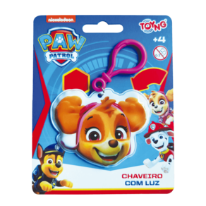 Chaveiro com luz clip on Patrulha Canina - Sky TOYNG