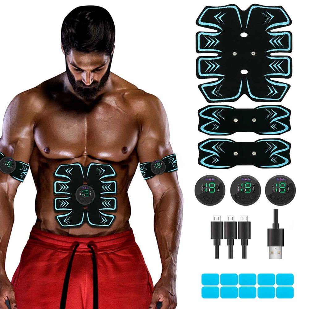 Estimulador Muscular Eletrônico SPORTLIMIT USB Recarregável