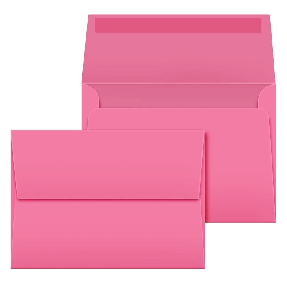 Envelopes S Superfine Printing A7 Ultra Fuchsia, pacote com 25