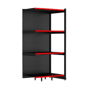 Rack Parede 202 Fit 60 Continuação Preto 90x60 Pe Vermelho