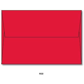 Envelope Brite Hue Christmas Red A6 (12 x 16,5 cm), pacote com 25