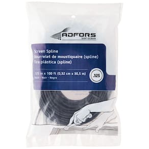 Tela para janelas e portas Spline Saint-Gobain ADFORS Black