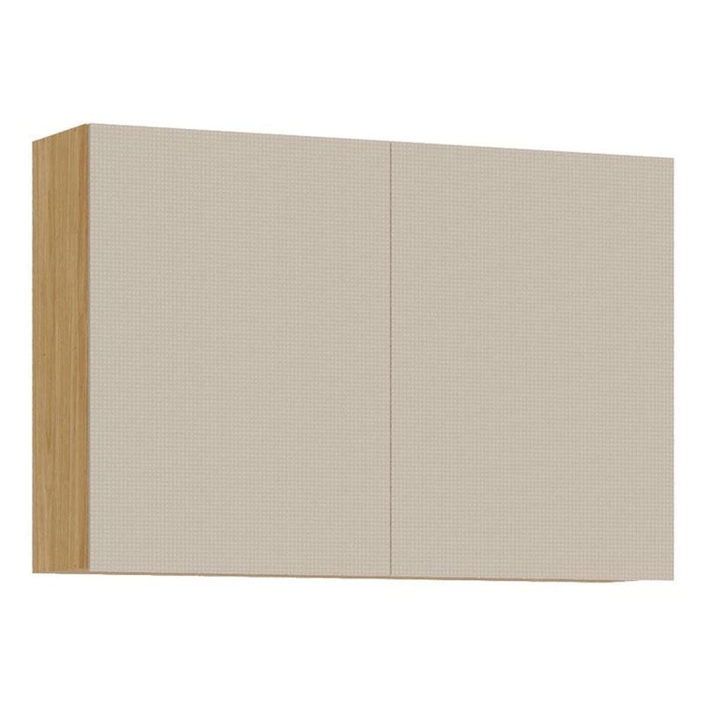 Armário Aéreo Art 6002 2 Portas 120 cm Freijó Soft - Kits Paraná