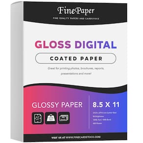 Impressora Paper S Impressão superfina 8,5x11 Glossy 400 folhas