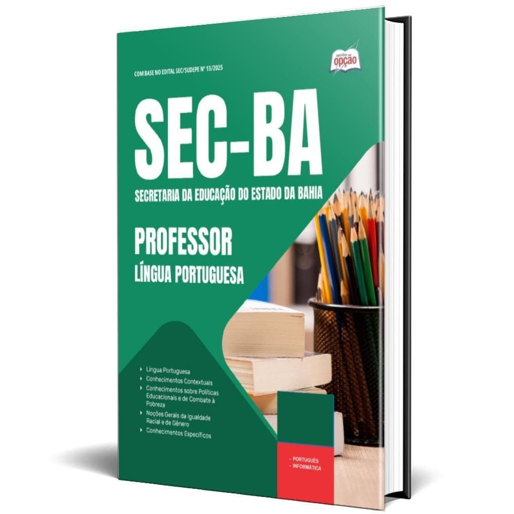 Apostila Sec Ba 2025 Professor Língua Portuguesa