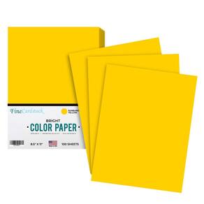 Papel colorido S Impressão superfina 8,5 x 11 polegadas 100 folhas