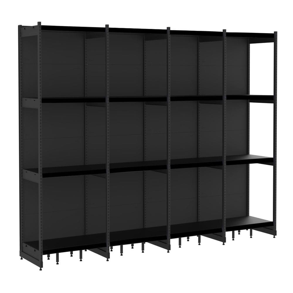 Rack Parede 202 Fit 60 Ate 4 Metros Preto 16 Bandeja Pe Pret