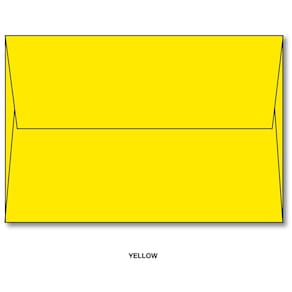 Envelopes S Superfine Printing Brite Hue A7 250 Amarelo