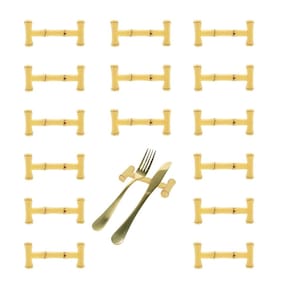 Descanso de Talheres Hashi Bambu Plastico Mesa Posta 40un