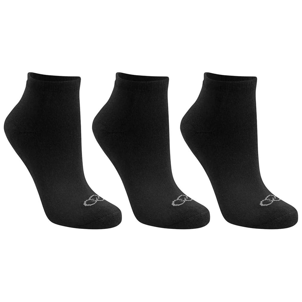 Meia Olympikus Cano Curto Preto - 3 pares