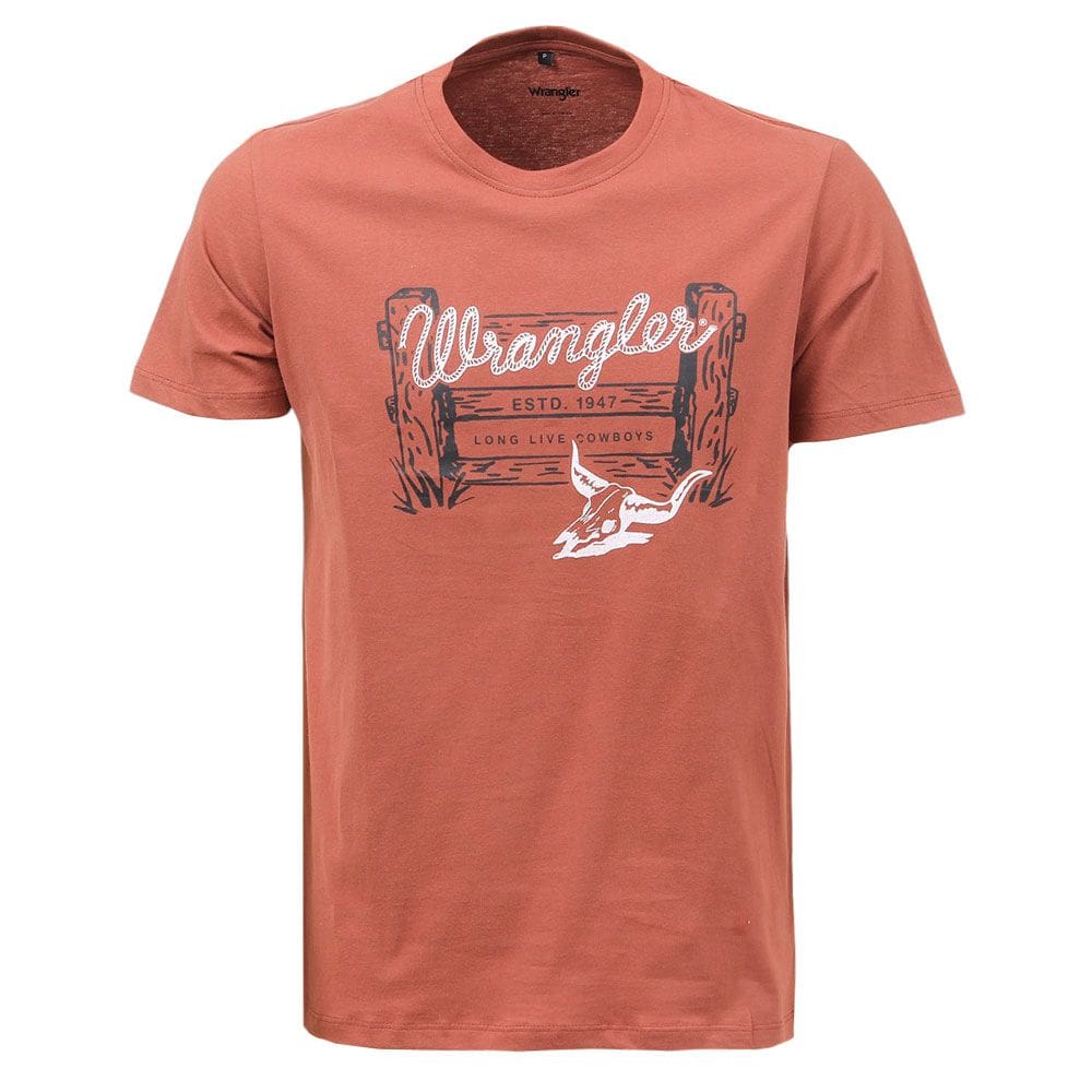 Camiseta Masculina Marrom Wrangler 37797