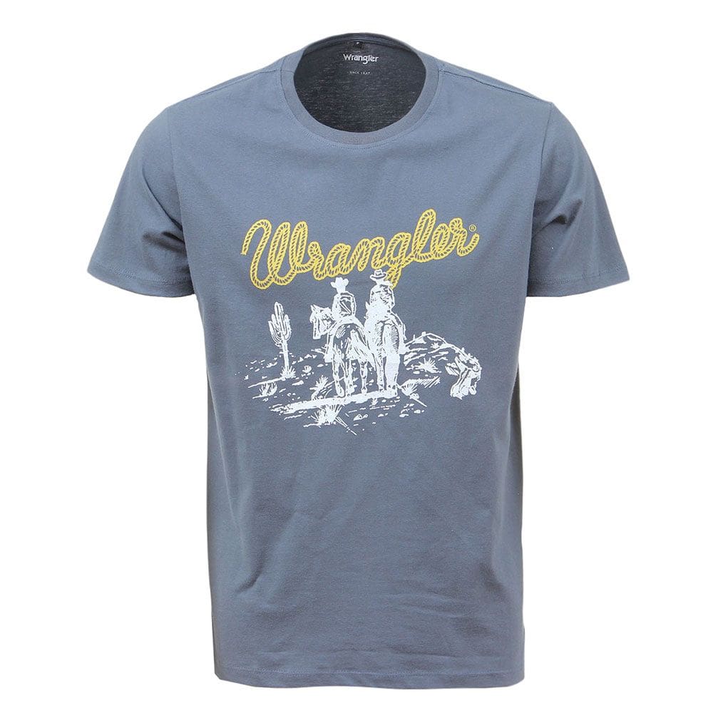 Camiseta Masculina Cinza Wrangler 37822