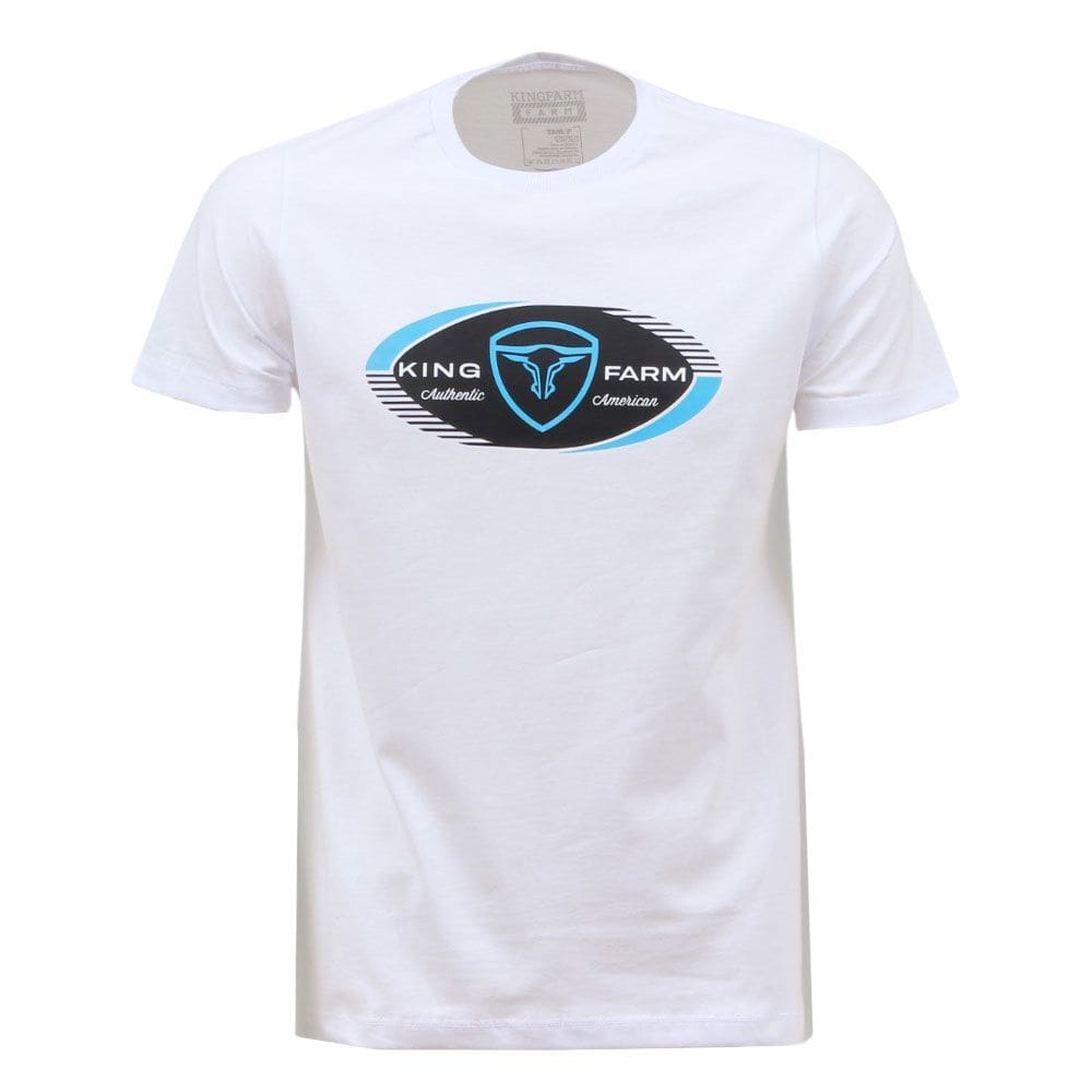 Camiseta Masculina Branca King Farm 37638