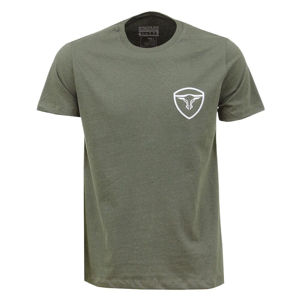 Camiseta Masculina Verde King Farm 37643