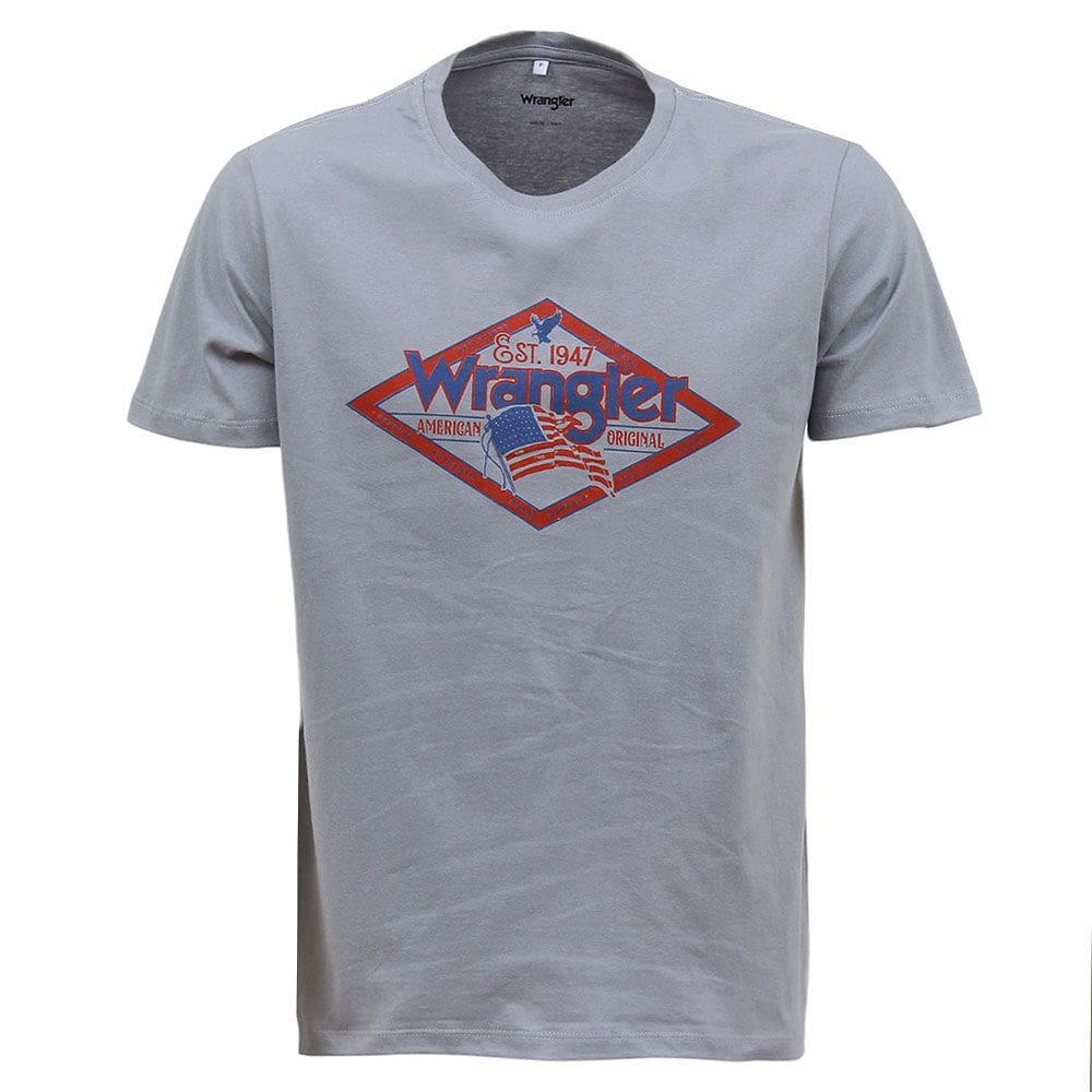 Camiseta Masculina Cinza Wrangler 38203