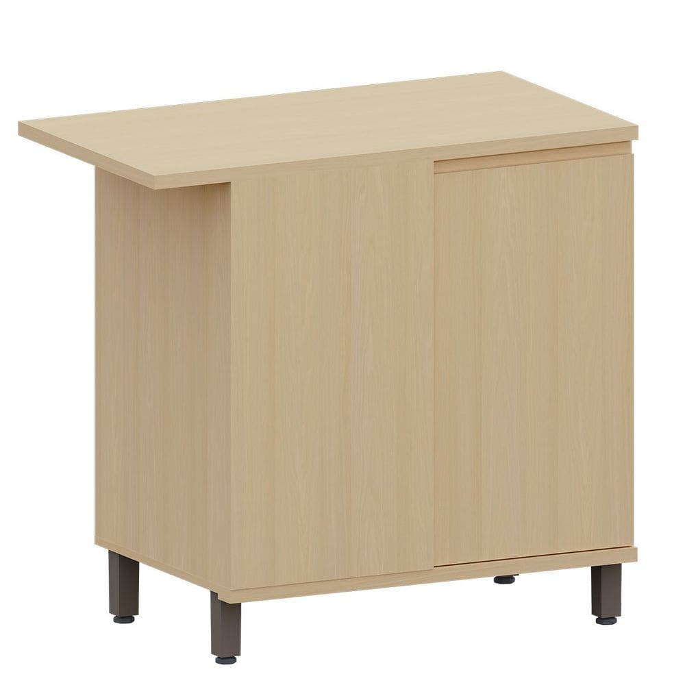 Balcão Canto Reto para Cozinha 1 Porta MDP/MDF Aurora