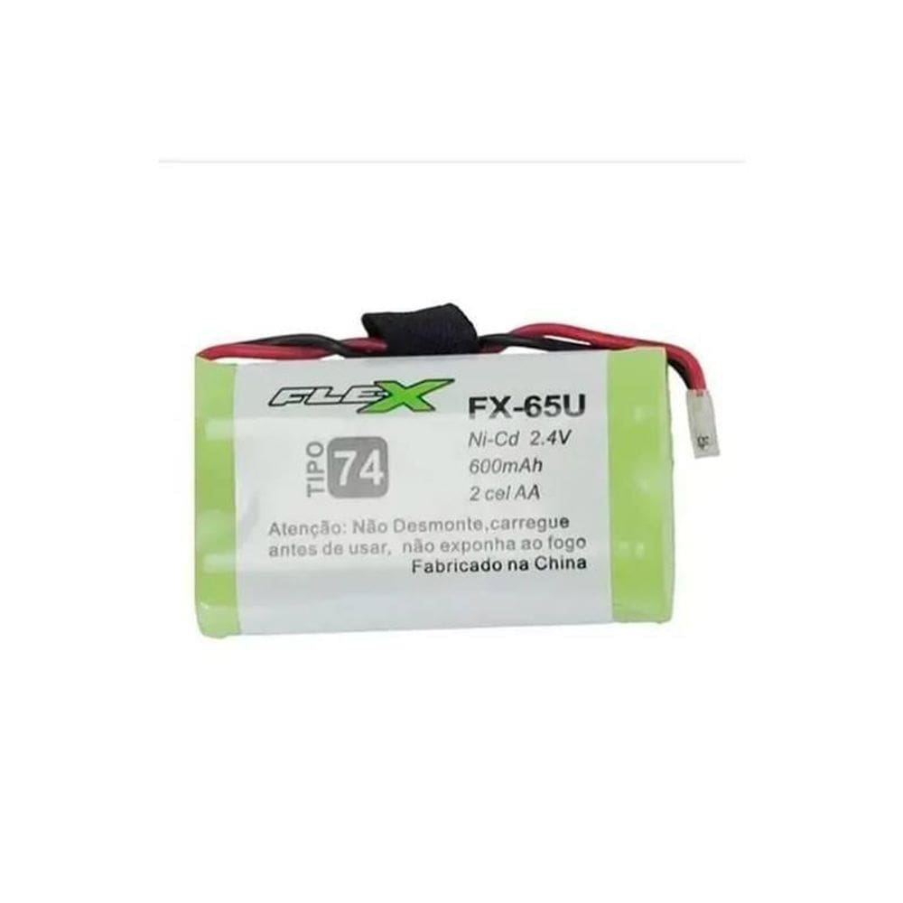 Bateria P/ Telefone Sem Fio Mod. &quot;flex&quot; Fx-65u 2.4v [F108]