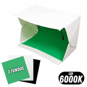 Mini Studio P/ Fotografar Produtos Plus Desmontável Evobox