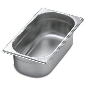 Kit 2 Cubas Gastronomica Inox Gn 1/3 X 100mm (325X176mm)