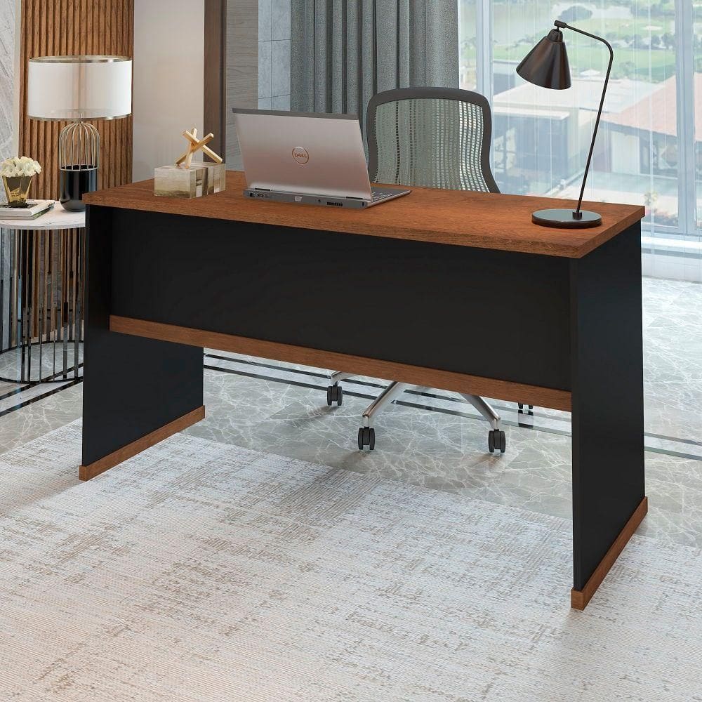 Mesa de Escritório Berlin preto Naturale