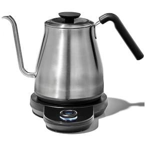 Chaleira Elétrica 1L em Aço Inoxidável com Controle de Temperatura, 110v, OXO 8717100, Prateado