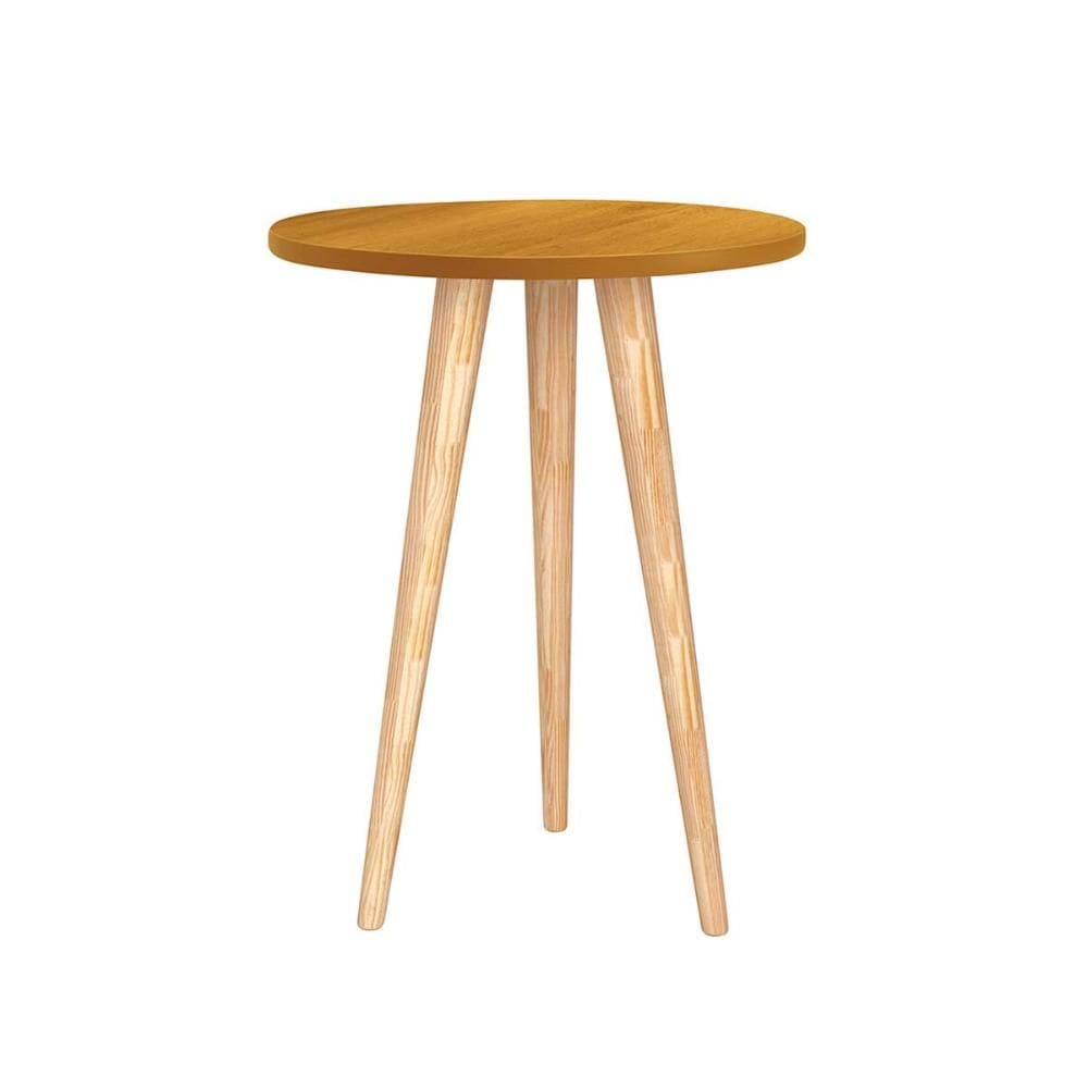 Mesa de Canto Infantil Theo Reller Pés Retrô Natural