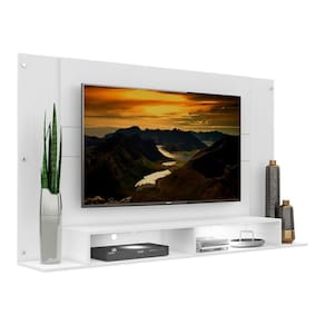 Painel TV 60´´ com 2 Leds e Nichos Veneza Multimóveis Branco
