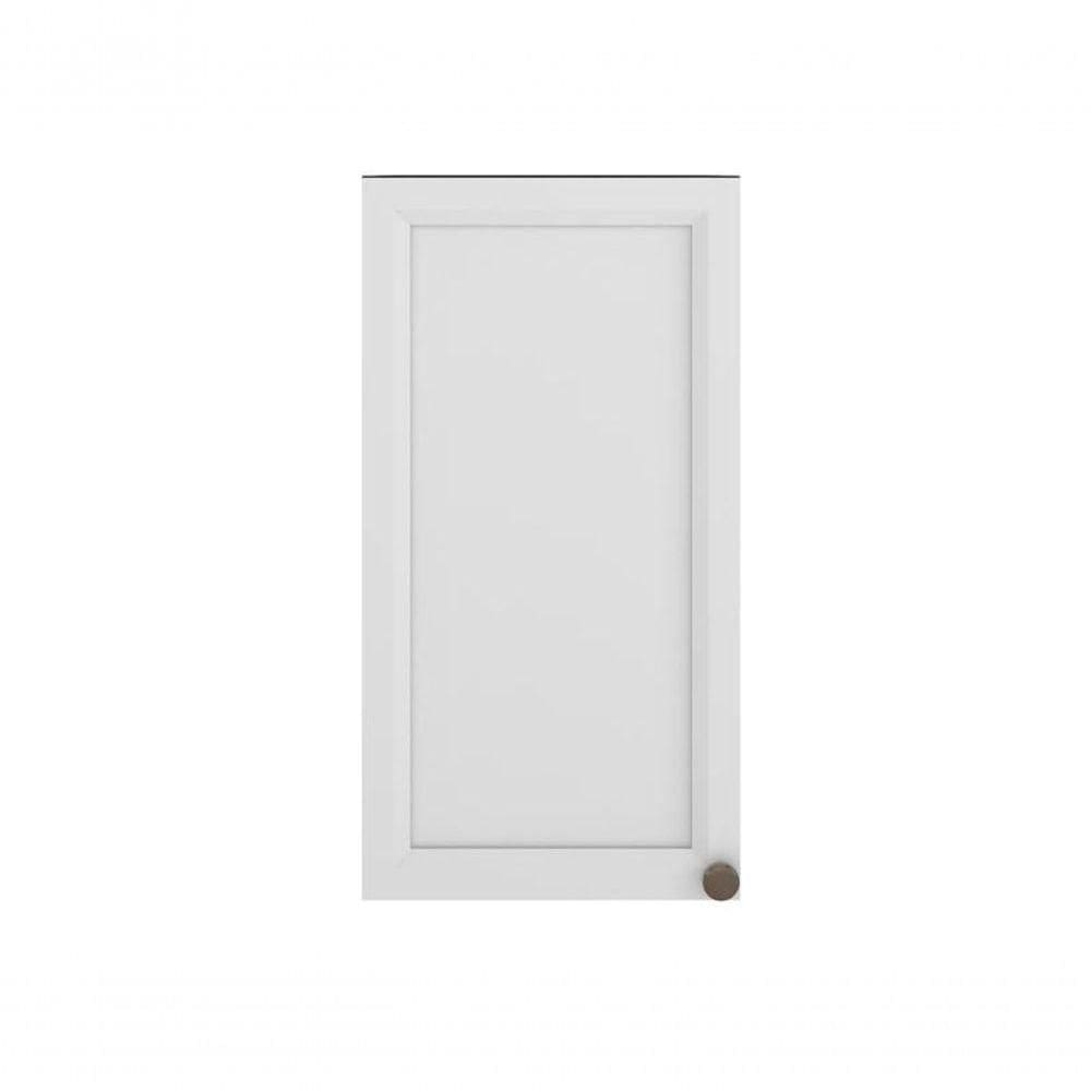 Armário Aéreo 1 Porta Unna Nogueira/Branco - Poliman