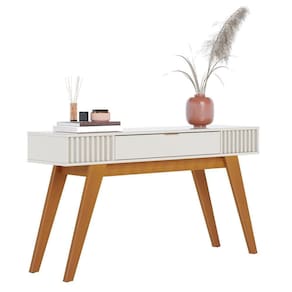 Aparador Decorativo 01 Gaveta Delta C04 Freijó Off White