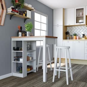 Bancada Cozinha Gourmet Ditália 3 Prateleiras Cd-1022 Branco