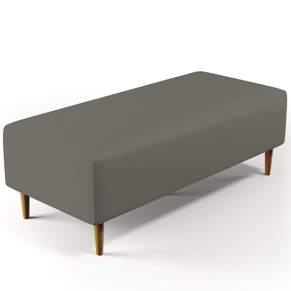 Puff Sala De Estar Bali Pés Palito 120x50 Cm Corano Cinza