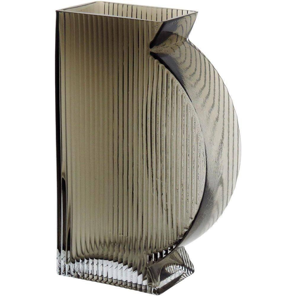 Marinella Vaso 20X12X6Cm Vidro Cinza